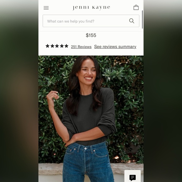 JENNI KAYNE Black Boyfriend Long-Sleeve Tee $155 Size XXS - Picture 1 of 9